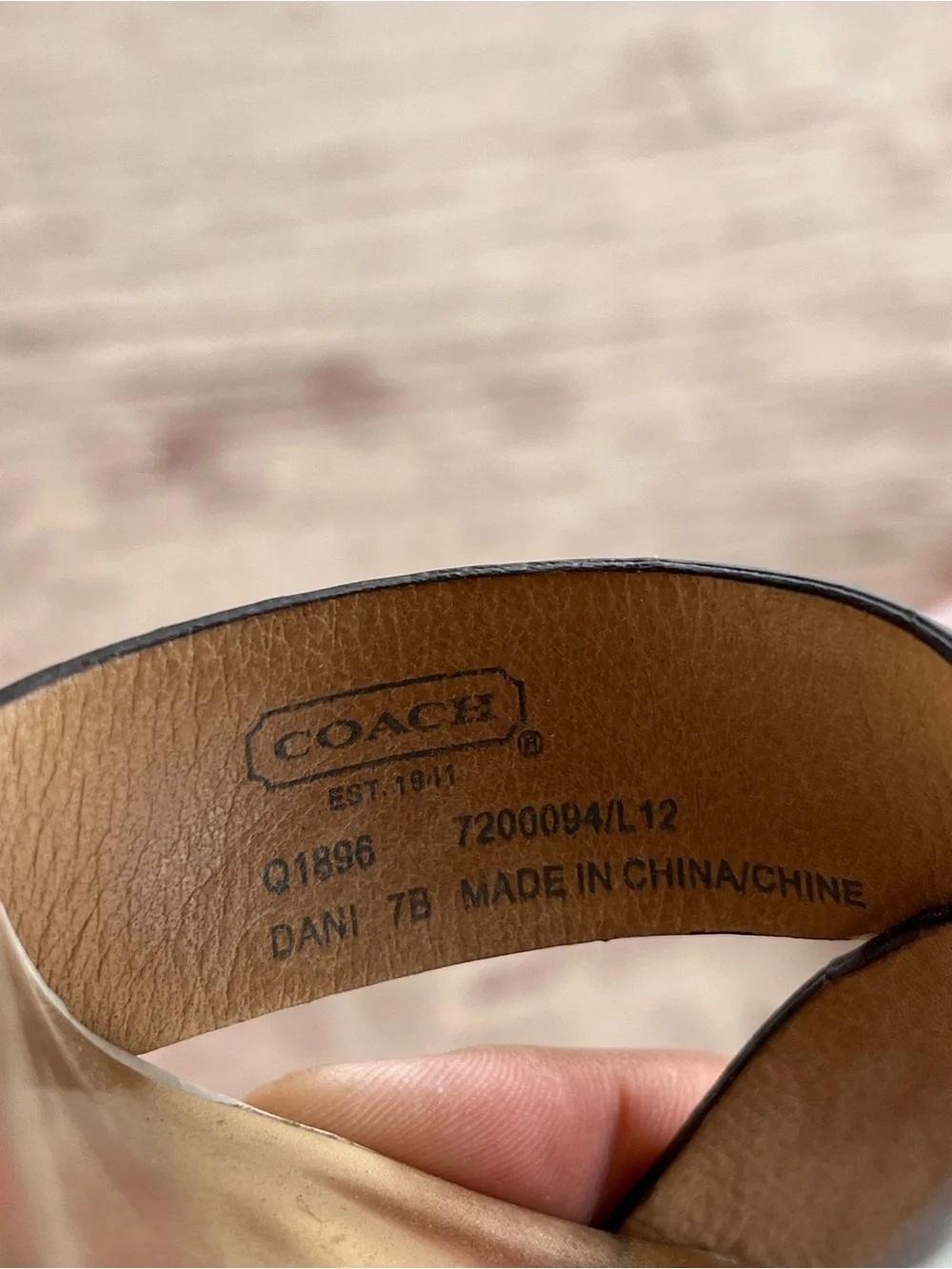 Coach White Textured Platform Slingback Sandals Heels
